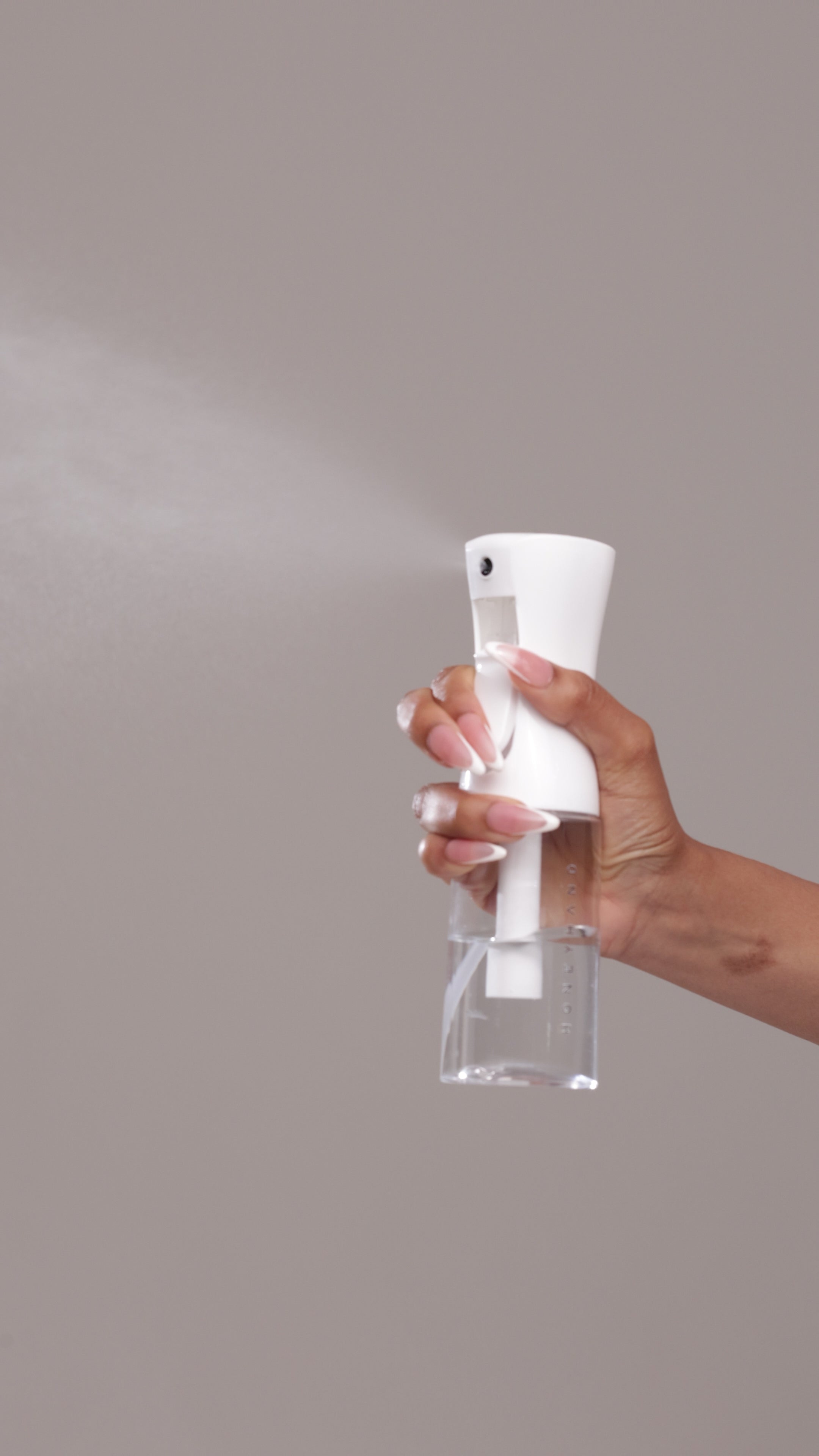 Spray bottle video